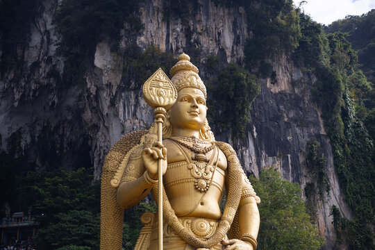 Hindu statue in the Batu Caves, Kuala Lumpur
