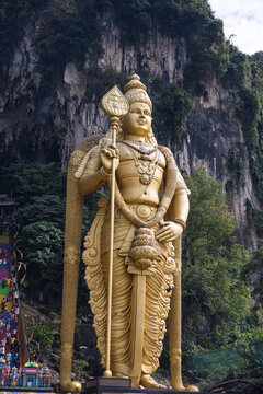 Hindu statue in the Batu Caves, Kuala Lumpur