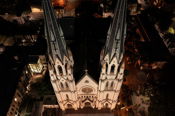 Naklejka premium The Cathedral Basilica of St. John the Baptist in Savannah, Georgia