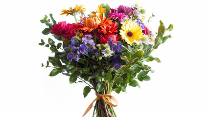 Vibrant Flower Bouquet in Vase
