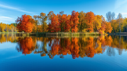 Autumn Reflections in the Park
