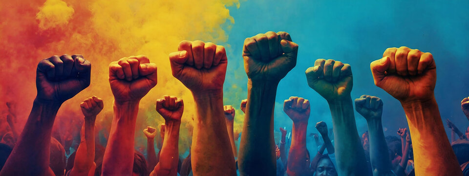 Fist protest hand activist people social fight crowd civil women march strike rebellion black. Hand fist protest rally movement young youth power racism raised racial group mob revolution change unity