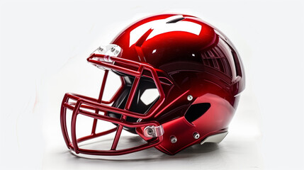 Fototapeta premium Football Helmet on White Background