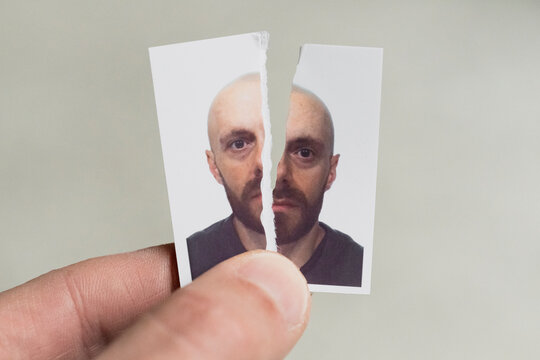 Tearing a photo