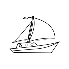 sailboat icon logo