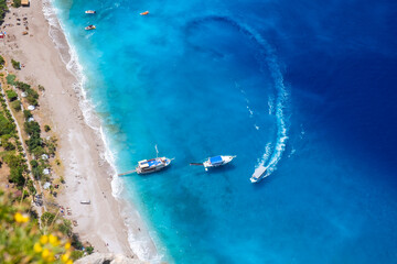 A view from Fethiye Ölüdeniz butterfly valley