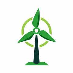 Electro Windmill Sustainable Energy logo on a white background