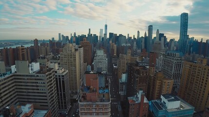 Obraz premium New York City Architecture Business Background