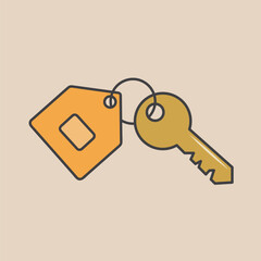 Key vector illustration