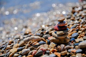 pebbles on the beach