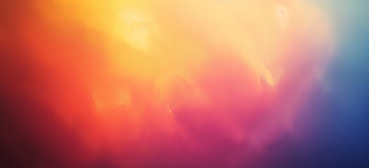 A stunning abstract gradient background featuring warm hues of orange, red, and yellow blending into cool blue tones. Perfect for digital designs, presentations, and creative projects.