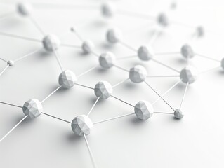 network knowledge graph, modern clean logo design white background