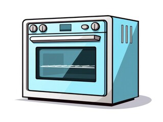 Fototapeta premium Oven illustration isolated on white background