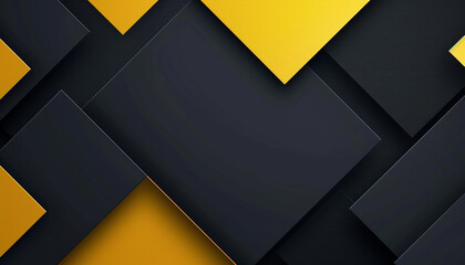 Fototapeta premium Template post for promotion template post for ads. design with yellow and black color