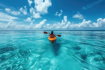 Paddling through Paradise: A Woman's Journey in the Maldives