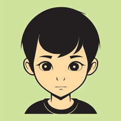 Obraz premium boy with a smile vector design