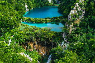 Plitvice Lakes and Waterfals