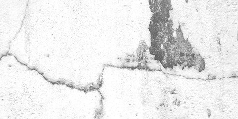 Black and white old concrete wall texture grunge overlay with cracks and scratches decorative vintage vector background.