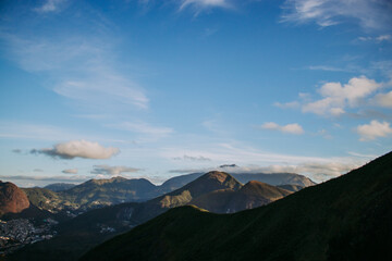 landscape with clouds
