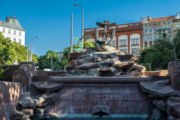 Pozostałości po fontannie Manzla © fotozen