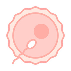 受精、妊活のシンプルなアイコンイラスト