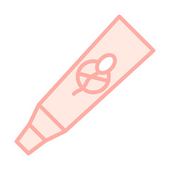 バリア避妊法のシンプルなアイコンイラスト