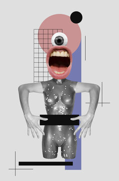Composition in Dada style