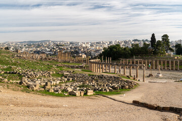 Ancient Roman Ruins in Jordan