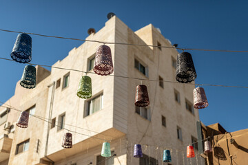 Hanging Street Decoration in Jordan