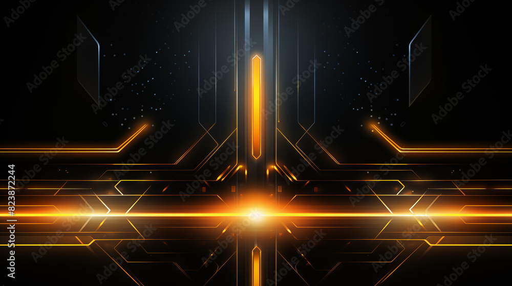 Poster abstract digital background with technology circuit board texture. futuristic digital electric tech 