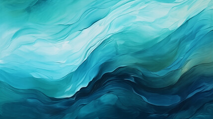 Obraz premium blue background. Closeup of abstract rough blue and white art painting texture