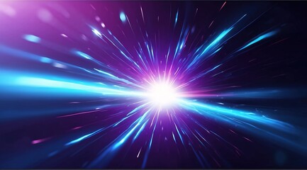 Naklejka premium Lightning blue abstract background