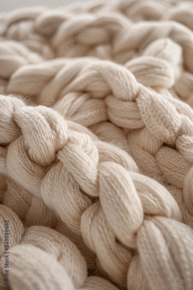 Poster Close up of a colorful pile of yarn, perfect for knitting or crafting projects