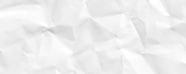 Paper texture background, Crumpled paper. White creased paper.