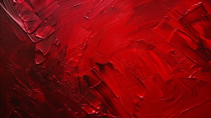 Bold and intense scarlet red with slight texture, vibrant and striking --ar 16:9 Job ID: cdcd2495-b3dc-4c0c-82c7-fae8ba8f568d