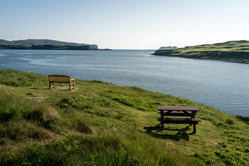 bench on the coast
