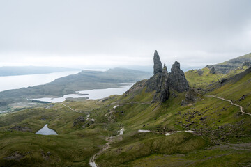 landscape with mountains