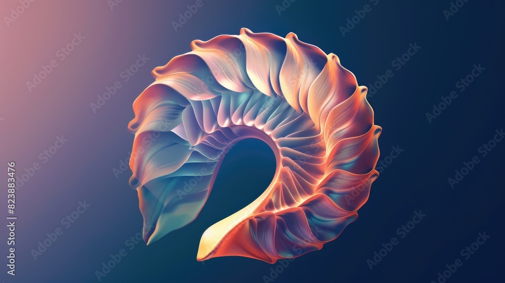 Poster close up of a flower on a blue background. suitable for various design projects