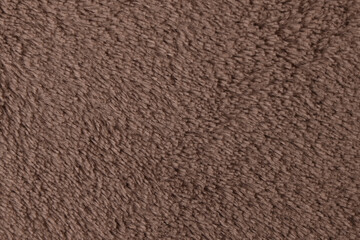 Textured synthetical fur