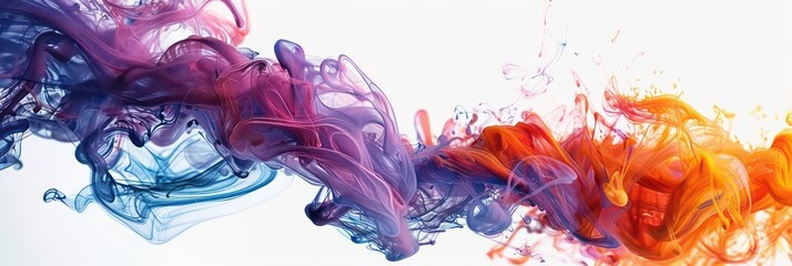 abstract fluid background swirling smoke and liquid colors, ethereal and mysterious atmosphere