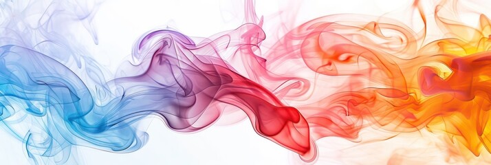 abstract fluid background swirling smoke and liquid colors, ethereal and mysterious atmosphere