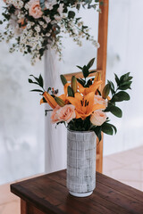 flowers in vase