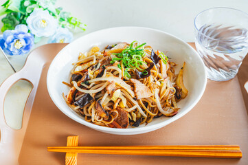 ランチのソース焼きそば