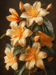 Fototapeta premium Jasmine on white background. ai generated