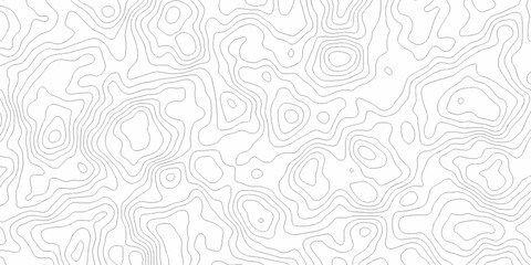 Obraz premium Lines Topographic contour lines map seamless pattern. Geographic mountain relief. Abstract lines background. Contour maps, Topo contour map design. 