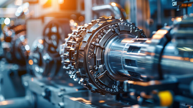 Industrial Machinery in Manufacturing Process