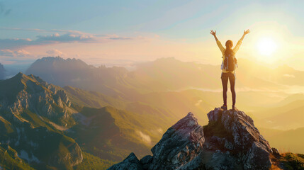 conquering the peaks	