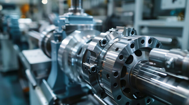 Industrial Machinery in Manufacturing Process
