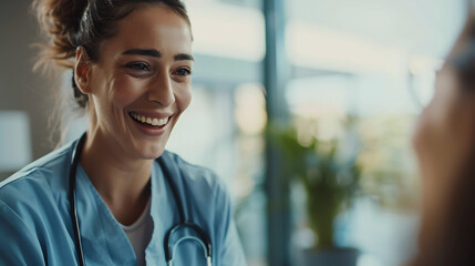 Fototapeta premium Nurse Providing Care to Patient