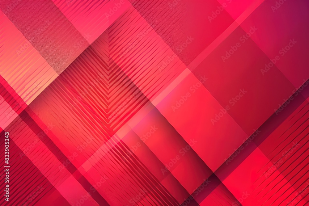 Poster red abstract background with sharp lines and geometric shapes